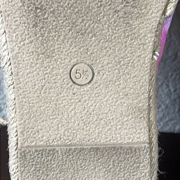 Rampage Bianca Womens Slip On Tie Dye Mules Spring Slides Espadrille Sz 5.5 - Picture 10 of 11